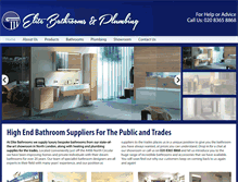 Tablet Screenshot of elitebathrooms.net
